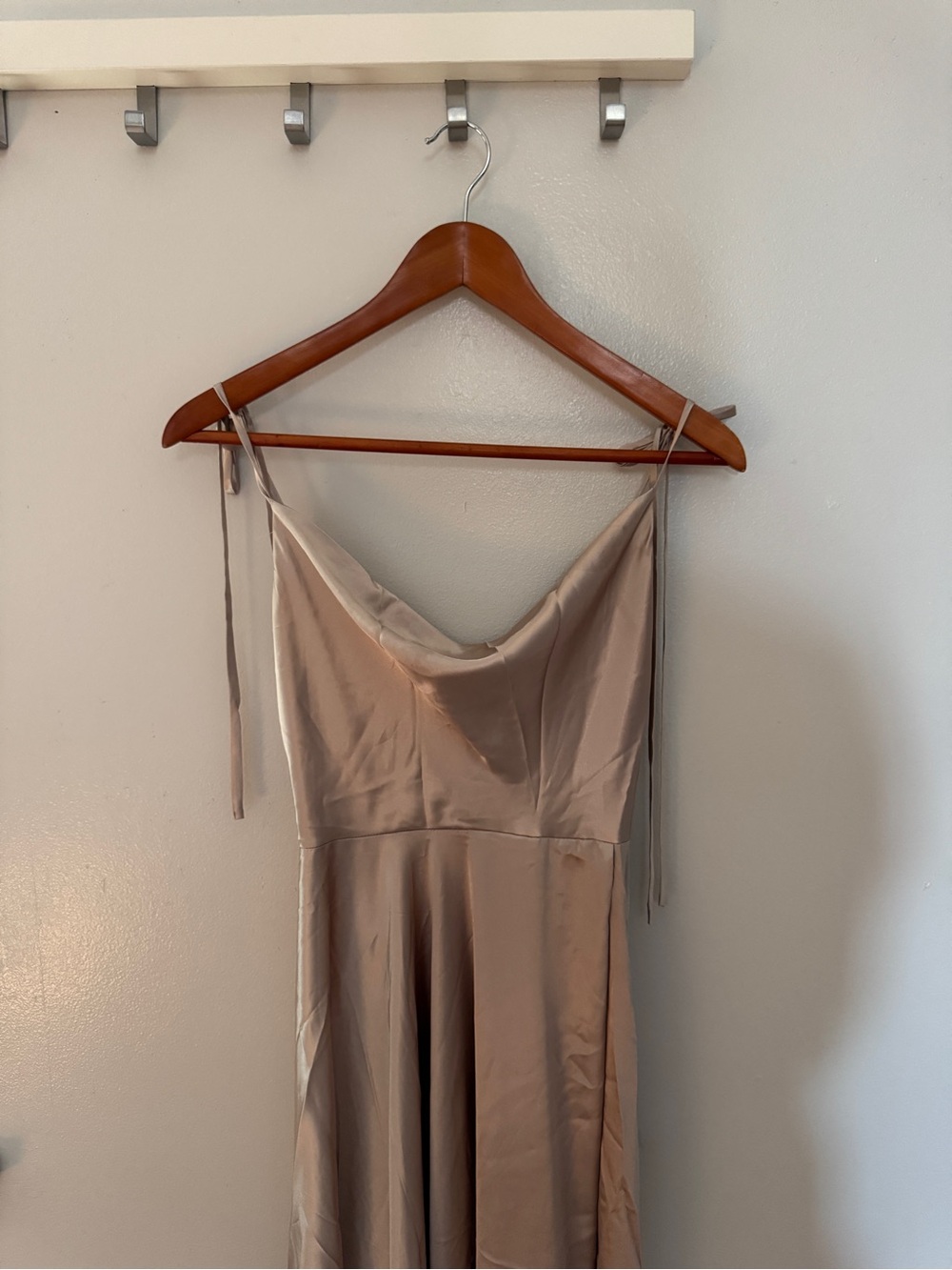 Cowl neck maxi dress